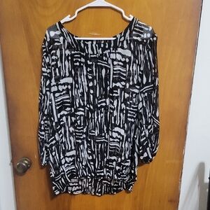 Womens Sheer Blouse Chicos Size 2